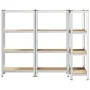 Estantes de almacenamiento de 4 capas 3 uds von , Industrieregale - Ref: Foro24-3307578, Preis: 92,96 €, Rabatt: %