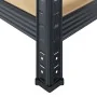 Estantes resistentes 5capas 3uds madera contrachapada antracita by , Industrial shelving - Ref: Foro24-3307600, Price: 177,66...