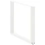 Patas para mesa comedor forma U 2uds acero blanco 100x(72-73)cm by , Table legs - Ref: Foro24-4013213, Price: 143,53 €, Disco...