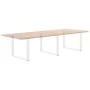 Patas para mesa comedor forma U 2uds acero blanco 100x(72-73)cm by , Table legs - Ref: Foro24-4013213, Price: 143,53 €, Disco...
