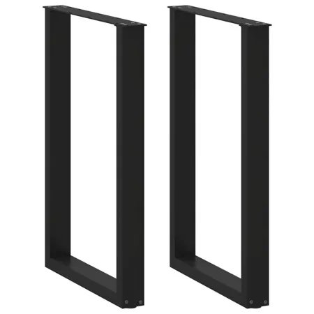 Patas de mesa de centro forma U 2uds acero negro 60x(90-91) cm von , Tischbeine - Ref: Foro24-4013224, Preis: 121,97 €, Rabat...