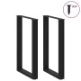 Patas de mesa de centro forma U 2uds acero negro 60x(90-91) cm von , Tischbeine - Ref: Foro24-4013224, Preis: 121,97 €, Rabat...