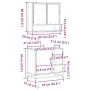 Juego de muebles de baño 2 pzas madera contrachapada negro de , Muebles de baño - Ref: Foro24-3300935, Precio: 153,88 €, Desc...