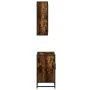 Set de muebles baño 2 pzas madera contrachapada roble ahumado by , Bathroom furniture - Ref: Foro24-3300887, Price: 127,35 €,...