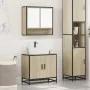 Set de muebles de baño 2 pzas madera contrachapada roble Sonoma von , Badezimmermöbel - Ref: Foro24-3300916, Preis: 140,87 €,...
