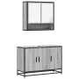 Set de muebles de baño 2 pzas madera contrachapada gris sonoma von , Badezimmermöbel - Ref: Foro24-3300923, Preis: 166,05 €, ...