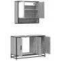 Set de muebles de baño 2 pzas madera contrachapada gris sonoma von , Badezimmermöbel - Ref: Foro24-3300923, Preis: 166,05 €, ...