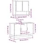 Set de muebles de baño 2 pzas madera contrachapada gris sonoma von , Badezimmermöbel - Ref: Foro24-3300923, Preis: 166,05 €, ...