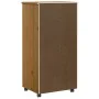 Cajonera con ruedas MOSS madera maciza pino marrón miel by , Lockers and storage cabinets - Ref: Foro24-4015789, Price: 168,0...