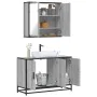 Set de muebles de baño 2 pzas madera contrachapada gris sonoma von , Badezimmermöbel - Ref: Foro24-3300893, Preis: 164,28 €, ...