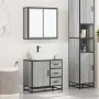 Set de muebles de baño 2 pzas madera contrachapada gris sonoma von , Badezimmermöbel - Ref: Foro24-3300898, Preis: 173,09 €, ...