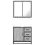 Set de muebles de baño 2 pzas madera contrachapada gris sonoma von , Badezimmermöbel - Ref: Foro24-3300898, Preis: 173,09 €, ...