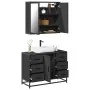Juego de muebles de baño 2 pzas madera contrachapada negro by , Bathroom furniture - Ref: Foro24-3300900, Price: 199,29 €, Di...