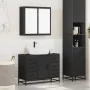 Juego de muebles de baño 2 pzas madera contrachapada negro by , Bathroom furniture - Ref: Foro24-3300900, Price: 199,29 €, Di...