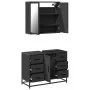 Juego de muebles de baño 2 pzas madera contrachapada negro by , Bathroom furniture - Ref: Foro24-3300900, Price: 199,29 €, Di...