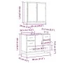Juego de muebles de baño 2 pzas madera contrachapada negro by , Bathroom furniture - Ref: Foro24-3300900, Price: 199,29 €, Di...