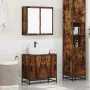 Set de muebles baño 2 pzas madera contrachapada roble ahumado von , Badezimmermöbel - Ref: Foro24-3300902, Preis: 193,01 €, R...