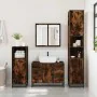 Set de muebles baño 2 pzas madera contrachapada roble ahumado von , Badezimmermöbel - Ref: Foro24-3300902, Preis: 193,01 €, R...