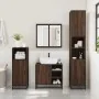 Set de muebles baño 2 pzas madera contrachapada marrón roble von , Badezimmermöbel - Ref: Foro24-3300909, Preis: 140,21 €, Ra...