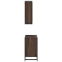 Set de muebles baño 2 pzas madera contrachapada marrón roble by , Bathroom furniture - Ref: Foro24-3300914, Price: 143,31 €, ...