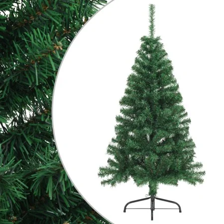 Medio árbol de Navidad artificial con soporte PVC verde 120 cm von , Weihnachtsbäume - Ref: Foro24-328415, Preis: 23,05 €, Ra...