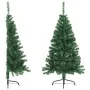 Medio árbol de Navidad artificial con soporte PVC verde 120 cm von , Weihnachtsbäume - Ref: Foro24-328415, Preis: 23,05 €, Ra...