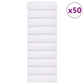 Toallitas de baño 50 uds blanco 15x21 cm 360 gsm 100 % algodón by , Towels - Ref: Foro24-136640, Price: 50,11 €, Discount: %