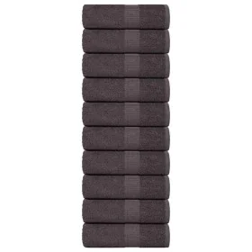 Toallas de jabón 10 uds antracita 30x30 cm 360 gsm 100% algodón by , Towels - Ref: Foro24-136675, Price: 17,52 €, Discount: %