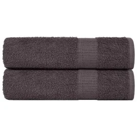 Toallas de baño 2 uds antracita 100x150 cm 360 gsm 100% algodón by , Towels - Ref: Foro24-136689, Price: 27,58 €, Discount: %