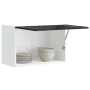 Mueble de pared de cocina Porto madera contrachapada negra by , Kitchen cabinets - Ref: Foro24-854078, Price: 55,39 €, Discou...
