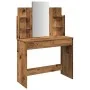 Tocador con espejo envejecida 96x39x142 cm von , Schlafzimmerkommoden - Ref: Foro24-857011, Preis: 107,00 €, Rabatt: %