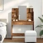 Tocador con espejo envejecida 96x39x142 cm von , Schlafzimmerkommoden - Ref: Foro24-857011, Preis: 107,00 €, Rabatt: %