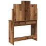 Tocador con espejo envejecida 96x39x142 cm von , Schlafzimmerkommoden - Ref: Foro24-857011, Preis: 107,00 €, Rabatt: %
