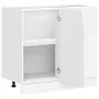 Mueble bajo de cocina Porto alto brillo blanco de , Armarios de cocina - Ref: Foro24-854300, Precio: 89,95 €, Descuento: %