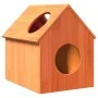 Casa para gatos cera marrón 41x50x50 cm madera maciza pino von , Katzenmöbel - Ref: Foro24-859297, Preis: 60,81 €, Rabatt: %