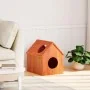 Casa para gatos cera marrón 41x50x50 cm madera maciza pino von , Katzenmöbel - Ref: Foro24-859297, Preis: 60,81 €, Rabatt: %