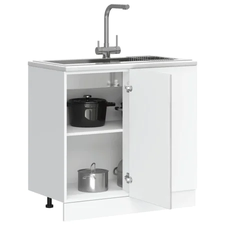 Mueble bajo de cocina porto gris cemento madera reconstituida von , Küchenschränke - Ref: Foro24-854302, Preis: 79,05 €, Raba...