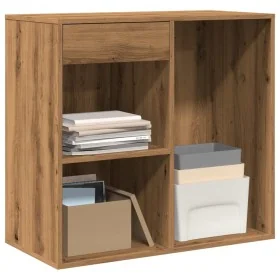 Armario de maquillaje madera roble artesanal 80x40x75 cm by , Closets and storage - Ref: Foro24-857030, Price: 74,71 €, Disco...