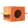 Casa para gatos cera marrón 51x35x30 cm madera maciza pino von , Katzenmöbel - Ref: Foro24-859306, Preis: 40,56 €, Rabatt: %