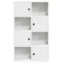 Estantería de madera de ingeniería blanca 60x24x101,5 cm by , Bookcases and shelves - Ref: Foro24-860391, Price: 71,62 €, Dis...