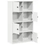 Estantería de madera de ingeniería blanca 60x24x101,5 cm by , Bookcases and shelves - Ref: Foro24-860391, Price: 71,62 €, Dis...