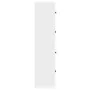 Estantería de madera de ingeniería blanca 60x24x101,5 cm by , Bookcases and shelves - Ref: Foro24-860391, Price: 71,62 €, Dis...