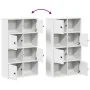 Estantería de madera de ingeniería blanca 60x24x101,5 cm by , Bookcases and shelves - Ref: Foro24-860391, Price: 71,62 €, Dis...