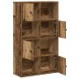 Estantería madera de ingeniería color envejecido 60x24x101,5 cm de , Librerías y estanterías - Ref: Foro24-860398, Precio: 76...