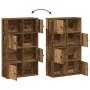 Estantería madera de ingeniería color envejecido 60x24x101,5 cm de , Librerías y estanterías - Ref: Foro24-860398, Precio: 76...