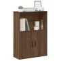 Estantería madera de ingeniería marrón roble 60x24x85 cm de , Librerías y estanterías - Ref: Foro24-860415, Precio: 62,38 €, ...