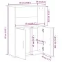 Estantería madera de ingeniería marrón roble 60x24x85 cm de , Librerías y estanterías - Ref: Foro24-860415, Precio: 62,38 €, ...