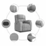 Sillón reclinable de tela gris nube von , Sessel - Ref: Foro24-4015709, Preis: 223,79 €, Rabatt: %