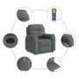Sillón de masaje reclinable de tela gris oscuro von , Sessel - Ref: Foro24-4015691, Preis: 205,16 €, Rabatt: %