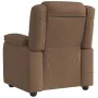 Sillón reclinable con masaje de tela marrón de , Sillones - Ref: Foro24-4015714, Precio: 240,92 €, Descuento: %